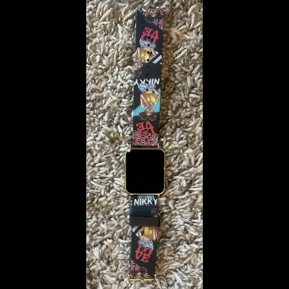 Gold Touch Screen Smart Watch Bracelet Nikki By Nicole Lee